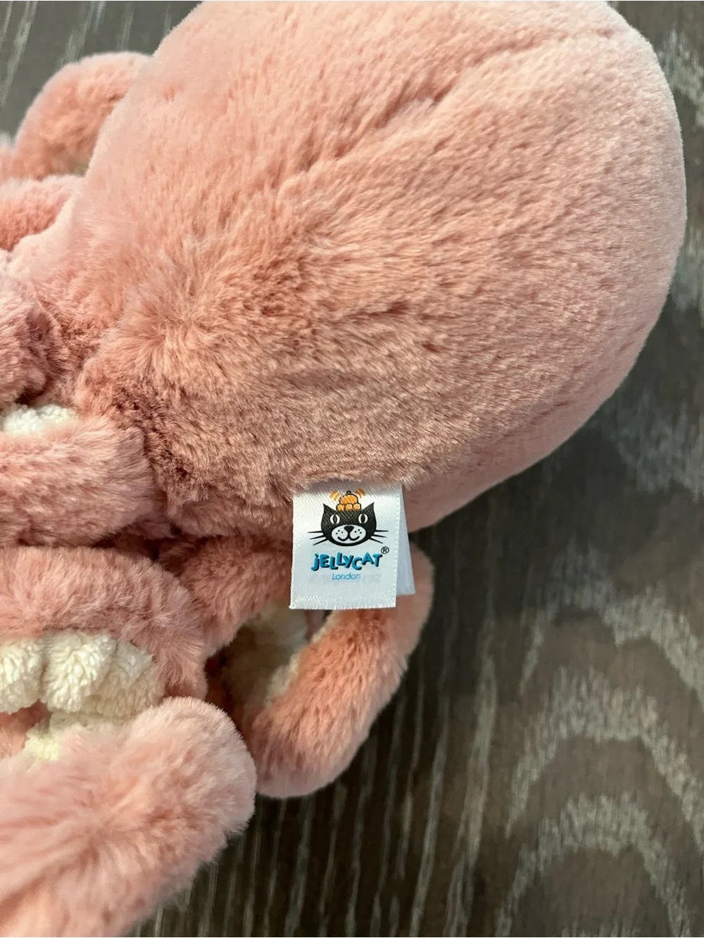 Jellycat Odell Octopus in Rose Gold